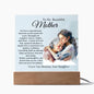 To My Beautiful Mother Acrylic Plaque B-4 Acrylic Plaque