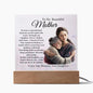 To My Beautiful Mother Acrylic Plaque B-2 Acrylic Plaque