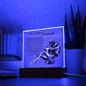 Tribute to My Beloved Soulmate' Acrylic Lamp Plaque