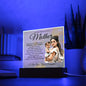 To My Beautiful Mother Acrylic Plaque A-8
