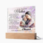 To My Beautiful Mother Acrylic Plaque B-6 Acrylic Plaque