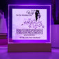 A Token of Love to My Beloved Wife on Our Wedding Day