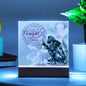 It Came, We Fought, I Won! Warrior's Embrace: Defenders of Hope Acrylic Square Plaque (3)