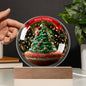 Enchanted Evergreens" acrylic lamp