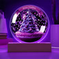 Enchanted Evergreens" acrylic lamp