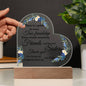 Radiant Bonds Acrylic Heart True Friendship Plaque (Sisters)