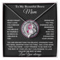 IN TRIBUTE TO THOSE AFFECTED BY CANCER. Everlasting Hope: Breast Cancer Awareness Forever Love Necklace (Mom)
