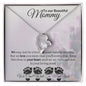 To our Beautiful Mommy - Heart Necklace (Twins)