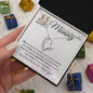 To Our Beautiful Mommy- Heart Necklace (Twins)