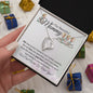 To Our Beautiful Mommy-Heart Necklace (Quadruplets)