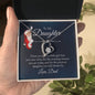 To My Daughter Forever Love Necklace