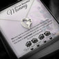 To our Beautiful Mommy - Heart Necklace (Twins)