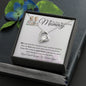 To Our Beautiful Mommy- Heart Necklace (Twins)