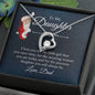 To My Daughter Forever Love Necklace