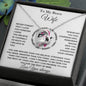 Everlasting Hope: Breast Cancer Awareness Forever Love Necklace (Wife)