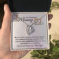 To Our Beautiful Mommy-Heart Necklace (Quadruplets)