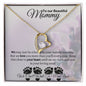 To our Beautiful Mommy - Heart Necklace (Twins)