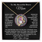 IN TRIBUTE TO THOSE AFFECTED BY CANCER. Everlasting Hope: Breast Cancer Awareness Forever Love Necklace (Mom)