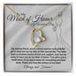 To My Maid of Honor/ To My Dear Closest Friend Forever Love Necklace