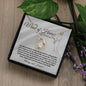 To My Maid of Honor/ To My Dear Closest Friend Forever Love Necklace