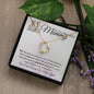 To Our Beautiful Mommy- Heart Necklace (Twins)