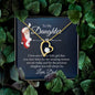 To My Daughter Forever Love Necklace