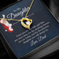 To My Daughter Forever Love Necklace