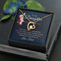 To My Daughter Forever Love Necklace