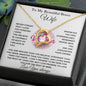 Everlasting Devotion: To My Beautiful Wife Breast Cancer Awareness Forever Love Necklace