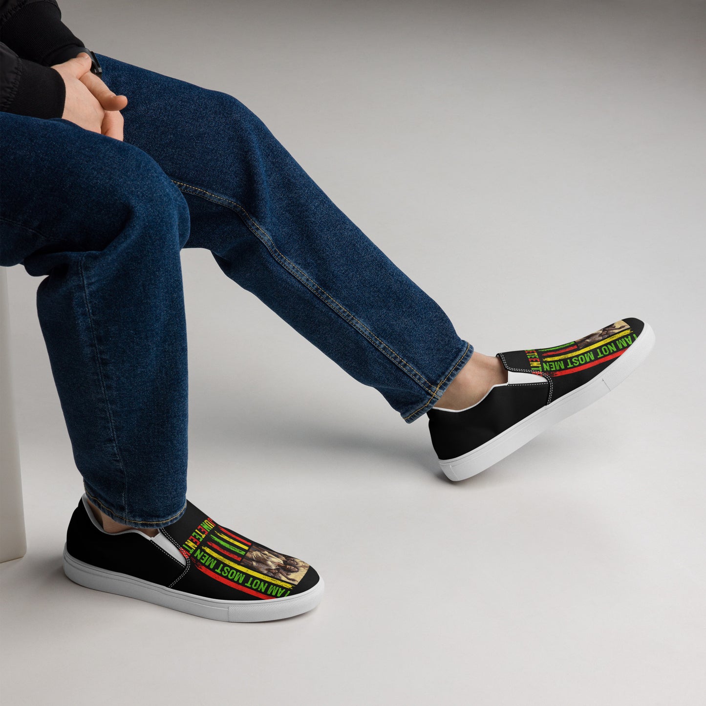 Men’s slip-on canvas shoes (Juneteenth 19)
