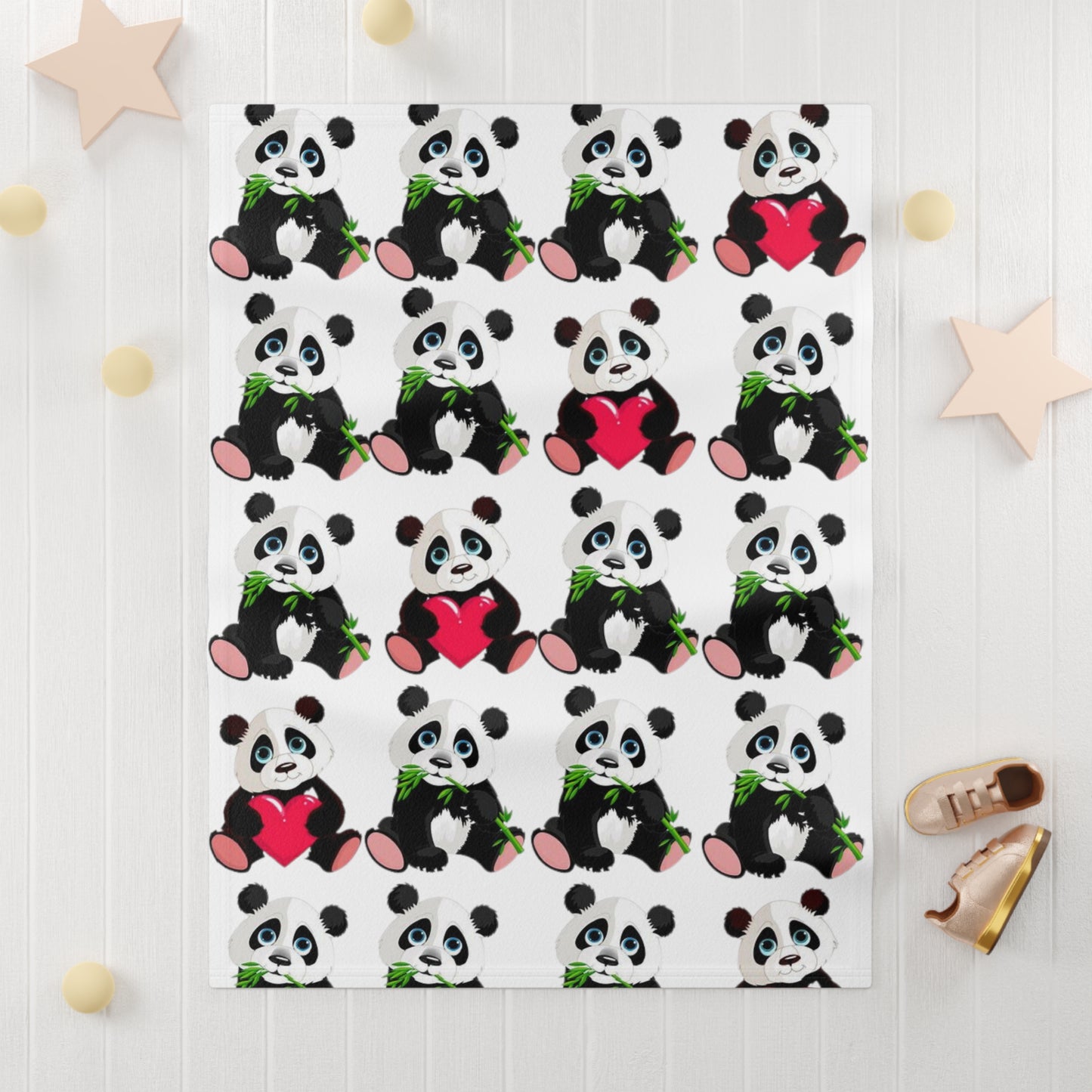 Baby Panda Soft Fleece Baby Blanket