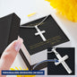 To My Mom Personalized Cross Necklace