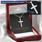 To My Mom Personalized Cross Necklace