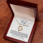 To My Loving Wife on Our Wedding Day Forever Love Necklace.