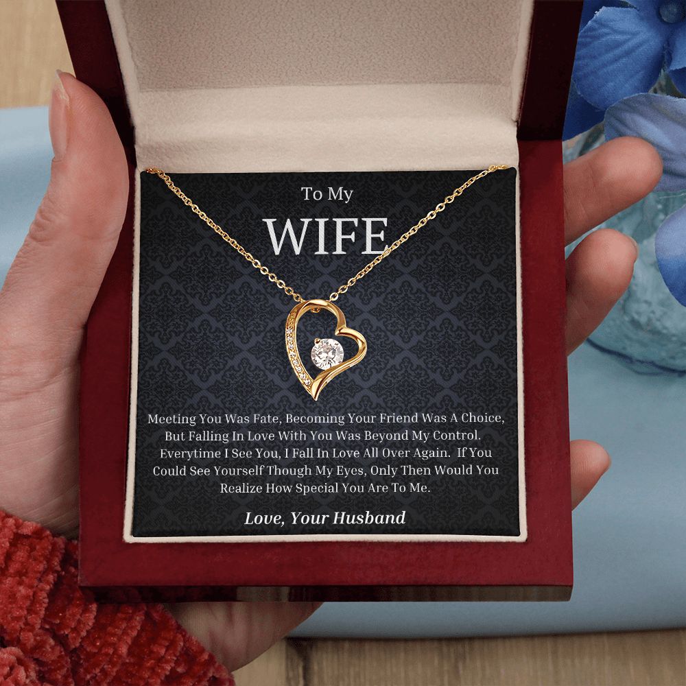 To My Wife Forever Love Necklace