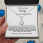 To My Loving Wife on Our Wedding Day Eternal Hope Necklace.