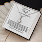 To My Loving Wife on Our Wedding Day Eternal Hope Necklace.