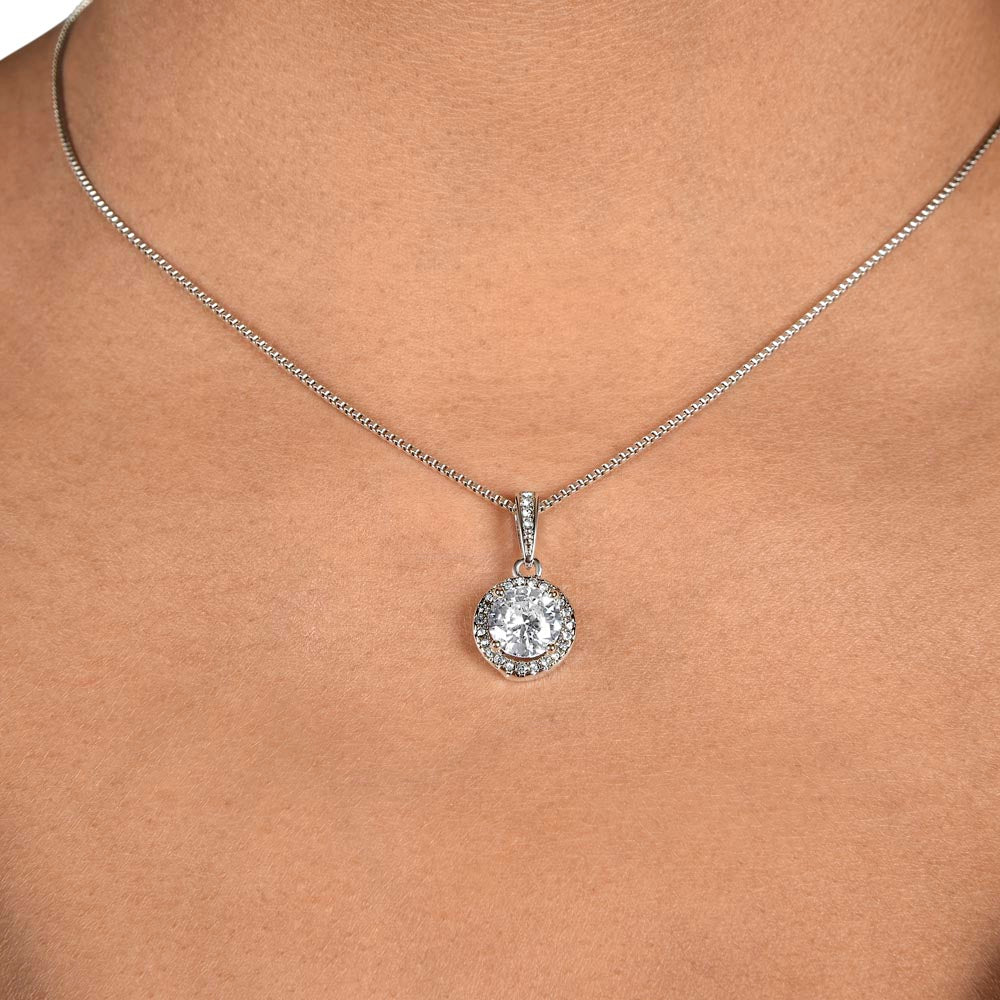 My Beautiful Bride May Our Love Springs Eternal Hope Necklace