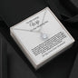 To My Loving Wife on Our Wedding Day Eternal Hope Necklace.