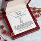 To My Loving Wife on Our Wedding Day Eternal Hope Necklace.