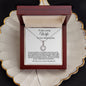 To My Loving Wife on Our Wedding Day Eternal Hope Necklace.