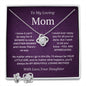 My Loving Mom Forever Love Necklace from Your Daughter