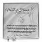 My Maid of Honor (Sister) Love Knot Earrings Necklace Collections