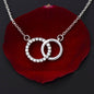 To My Loving Wife on Our Wedding Day Perfect Pair Necklace.