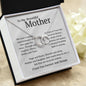 To My Beautiful Mother Perfect Pair Necklace