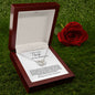To My Loving Wife on Our Wedding Day Perfect Pair Necklace.