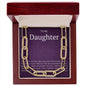 To My Daughter Forever Link Chain From Mom