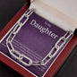 To My Daughter Forever Link Chain From Mom