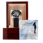 To My Husband On Our Wedding Day Men's Openwork Watch