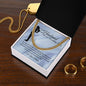 To My Husband On Our Wedding Day Cuban Chain Link
